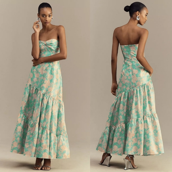 Anthropologie Dresses & Skirts - NWT Hutch Phoebe Strapless Tiered Maxi Dress